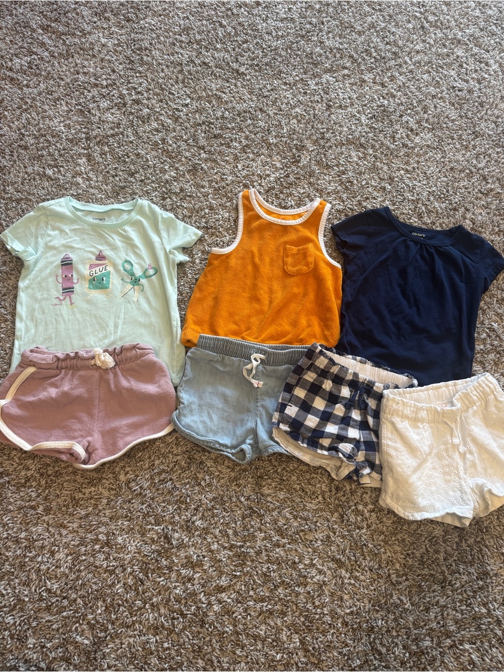 Girls’ 2T Summer Clothing Lot Cat & Jack, Carter’s